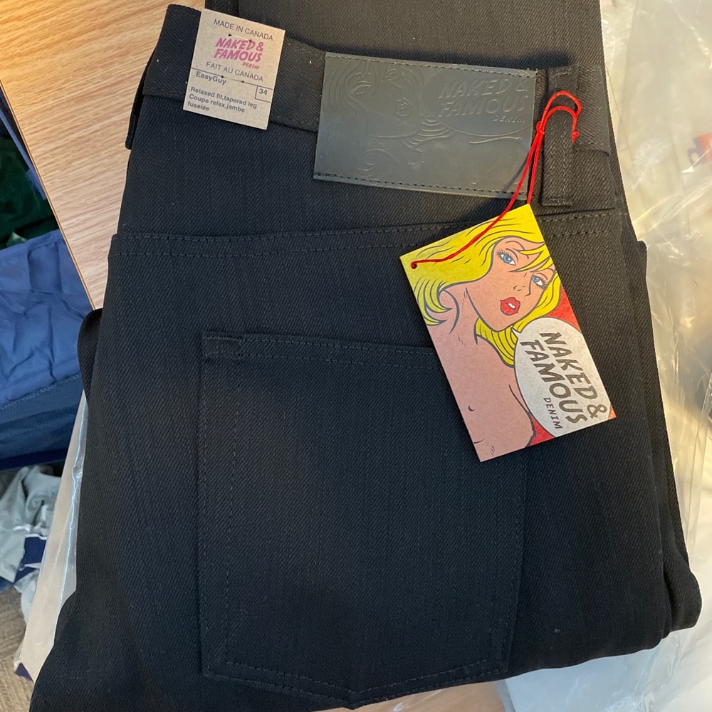 Naked and Famous - Easy Guy - Black Power Stretch